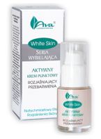Ava - (ZUŻYĆ DO 30/04/22) White Skin - Aktywny KREM PUNKTOWY Rozjaśniający Przebarwienia skóra z przebarwieniami, podrażniona 15ml 0138