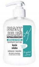 Biały Jeleń - (ZUŻYĆ DO 30/04/22) Hipoalergiczne mydło w płynie z ekstraktem z KOZIEGO MLEKA 300 ml 5900133009589