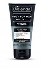Bielenda - Only For Man - CARBO DETOX - Oczyszczający ŻEL do mycia twarzy 150ml 5902169026073