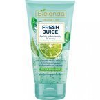 Bielenda - /ZUŻYĆ DO 31/01/24/ Fresh Juice - Detoksykujący PEELING gruboziarnisty LIMONKA z bioaktywną wodą cytrusową skóra mieszana, tłusta, wrażliwa 150g 5902169036683