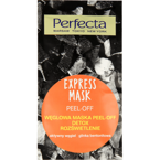 DAX Cosmetics - Perfecta Express Mask - Węglowa MASKA PEEL-OFF Detox ROZŚWIETLENIE 8ml 5900525051431
