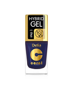 Delia - Coral Hybrid Gel - Lakier hybrydowy bez lampy 63 PERŁOWY FIOLET 11ml 5901350485538