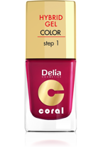 Delia - Hybrid Gel Color - Lakier hybrydowy bez lampy 06 WIŚNIOWY 11ml 5901350455562