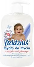 Dzidziuś - Mydło w płynie z OLEJKIEM MIGDAŁOWYM dla niemowląt i dzieci powyżej 1 miesiąca życia 300 ml 5900133010356