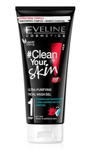 Eveline - (ZUŻYĆ DO 06/09/22) Clean Your Skin - ULTRAOCZYSZCZAJĄCY ŻEL do mycia twarzy skóra mieszana, tłusta 200ml 5901761993998