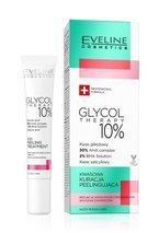 Eveline - (ZUŻYĆ DO 13/02/24) Glycol Therapy - 10% Kwasowa KURACJA PEELINGUJĄCA każdy rodzaj skóry 20ml 5903416004554