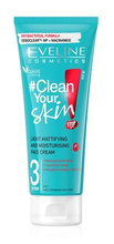 Eveline - (ZUŻYĆ DO 20/08/22) Clean Your Skin - Lekki matująco-nawilżający KREM do twarzy skóra mieszana, tłusta 75ml 5901761994087