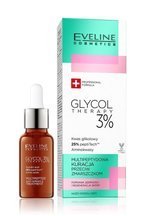 Eveline - (ZUŻYĆ DO 31/07/23) Glycol Therapy - 3% Multipeptydowa KURACJA PRZECIW ZMARSZCZKOM każdy rodzaj skóry 18ml 5901761999556