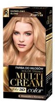 Joanna - Multi Cream Color - Farba do włosów z efektem 3D 30 KARMELOWY BLOND 5901018013189