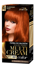 Joanna - (PO TERMINIE) Multi Cream Color - Farba do włosów z efektem 3D 43 PŁOMIENNY RUDY 5901018013325