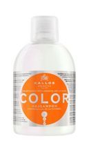 Kallos Cosmetics - SZAMPON do włosów COLOR z olejem z ziarna Lnu i filtrem UV włosy farbowane, zniszczone, łamliwe 1000ml 5998889508425