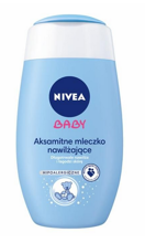 Nivea Baby - Aksamitne mleczko nawilżające hipoalergiczne z naturalnym wyciągiem z aloesu 200ml  MAŁE 5900017045917