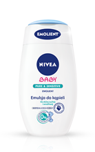 Nivea Baby - Pure & Sensitive EMOLIENT - Emulsja do kąpieli dla dzieci 200ml 5900017053134