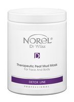 Norel - Detox Line - Therapeutic Peat Mud Mask For Face And Body (Maska borowinowa terapeutyczna na twarz i ciało) 1000ml PN 133 5902194141383