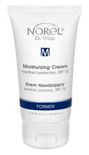 Norel - (ZUŻYĆ DO 30/12/23) For Men - Moisturizing Cream SPF 15 (Medium Protection) (Krem nawilżający anti-age SPF 15) 150ml PK 320 5902194141857
