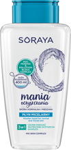 Soraya - (UseByDate 31/12/22) Mania Oczyszczania - PŁYN MICELARNY skóra normalna i MIESZANA 400ml 5901045076201