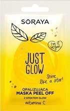 Soraya - (ZUŻYĆ DO 28/02/23) Just Glow - Opalizująca MASKA PEEL-OFF z efektem Glow z witaminą C 5901045082868