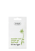Ziaja - Cucumber Mint - Enzyme gel face MASK (MASECZKA enzymatyczna z mikrogranulkami każdy rodzaj skóry) 7ml 5901887010173 / 15477