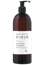 Ziaja - /ExpDate28/02/23/ Baltic Home SPA - Shower gel & shampoo 3 in 1 face body hair / ŻEL do mycia 3 w 1 fit 500ml 5901887049197