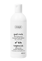 Ziaja - /ExpDate31/05/24/ Goat's Milk - Strengthening shampoo with keratin (SZAMPON do włosów kondycjonująca z keratyną włosy szorstkie, matowe, bez połysku) 400ml 5901887035459 / 16067