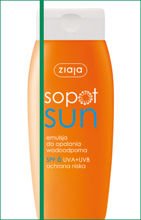 Ziaja - Sopot Sun - Emulsja do opalania wodoodporna SPF 6 150 ml 5901887005865