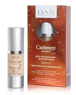 DAX Cosmetics - Cashmere Secret GLAM - Baza wygładzająco - rozświetlająca pod makijaż 3D Silicone Micro Net NOWOŚĆ 5900525031259