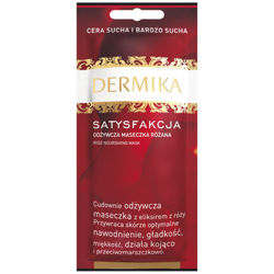 Dermika - Maseczki Piękności - Odżywcza maseczka różana SATYSFAKCJA skóra sucha i bardzo sucha, normalna 10ml 5902046370053