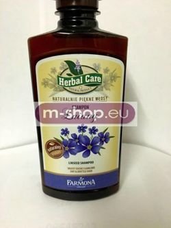 Farmona - Herbal Care - Szampon LNIANY włosy suche i łamliwe 330 ml NOWA POJEMNOŚĆ! 5900117099278