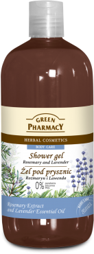 Green Pharmacy - /UseBy17/08/23/ Żel pod prysznic ROZMARYN i LAWENDA 500 ml 5904567051213