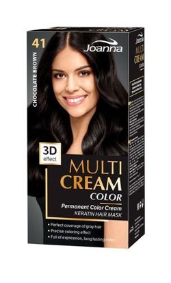 Joanna - /UseBy30/11/23/ Multi Cream Color - Farba do włosów z efektem 3D 41 CZEKOLADOWY BRĄZ 5901018013301