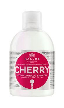 Kallos Cosmetics - SZAMPON do włosów CHERRY z olejem z pestek Czereśni włosy suche, łamliwe, zniszczone 1000ml 5998889511579