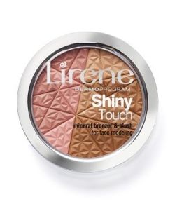 Lirene - Shiny Touch - Mineralny BRONZER modelujący owal twarzy & RÓŻ 9g 5900717699410