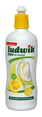 Ludwik - Płyn do mycia naczyń CYTRYNOWY 450 g 5900498028850