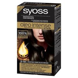 Syoss - Oleo Intense - Farba do włosów 2-10 BRĄZOWA CZERŃ 9000100815185