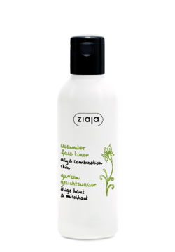 Ziaja - Cucumber/Ogórkowa - TONER for oily skin/TONIK do twarzy cera normalna, tłusta, mieszana 200ml 
