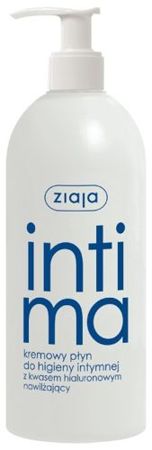 Ziaja - Intima - Kremowy płyn do higieny intymnej z kwasem HIALURONOWYM nawilżający DUŻY 500ml 5901887018667
