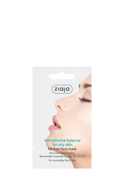 Ziaja - Microbiome Balance - Fat-free face mask OILY SKIN (MASECZKA do twarzy balans dla skóry TŁUSTEJ) 7ml 5901887046240 / 15673