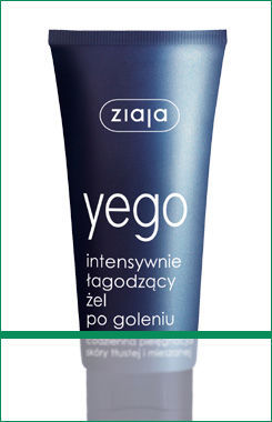 Ziaja - Yego - (ZUŻYĆ DO 30/11/22) Intensywnie łagodzący żel po goleniu do cery tłustej i mieszanej 75ml 5901887019725