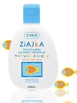 Ziaja - Ziajka - PŁYN do kąpieli dla dzieci i niemowląt NATŁUSZCZAJĄCY 370ml NOWA, WIĘKSZA POJEMNOŚĆ 5901887026525